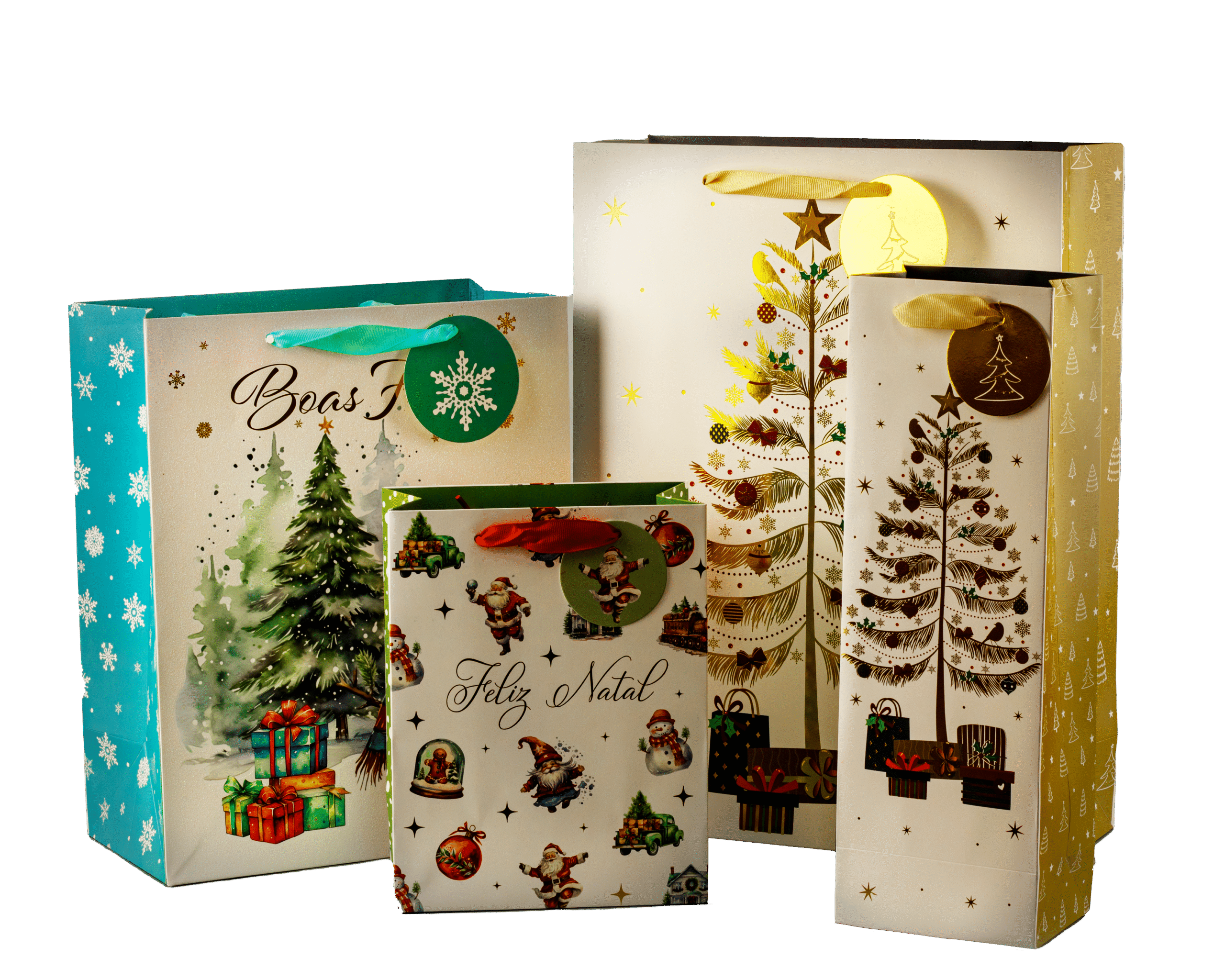 Conjunto de sacos natal